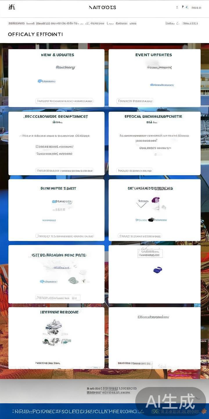 此外，官方网站通常会设有新闻资讯、赛事安排、官方公
