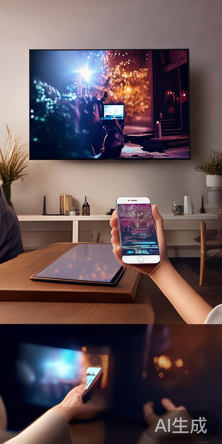 现代科技提供了多设备同步观看的可能性。通过手机、平